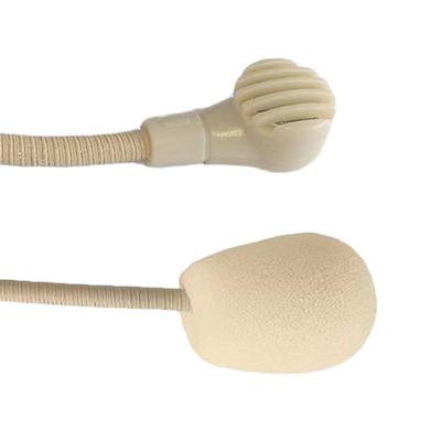 通用小蜜蜂扩音器海绵套头戴麦克风话筒咪罩耳麦棉黄色泡沫可水洗