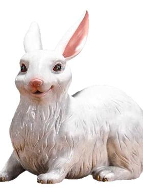 大白兔桌面装饰品威弗列德黄铜