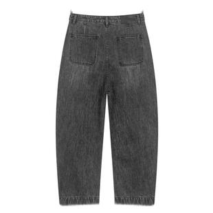 bosie伯喜2025年秋季新款洗水弯刀牛仔裤男情侣长裤宽松裤子潮