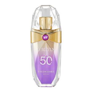 正品欧美莲美白隔离防晒乳50倍素颜遮瑕清爽不油腻防晒霜三合一女