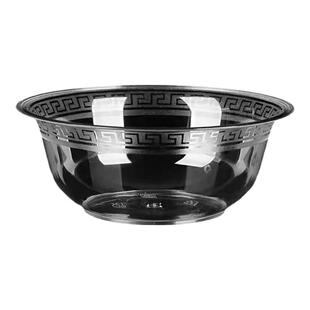 一次性碗食品级家用航空水晶碗加厚透明硬质火锅蘸料专用碗耐高温