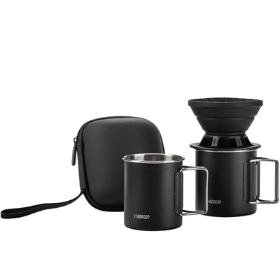 便携户外露营咖啡器具手冲套装