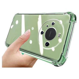 卢邦适用华为MATE60PRO气囊防摔50e硅胶mate40手机壳30pro保护套20x青春版全包10镜头保时捷+超薄9软透明简约