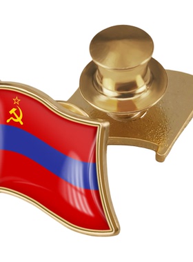 亚美尼亚苏联社会主义共和国国旗胸章世界各国旗帜商务徽章襟章
