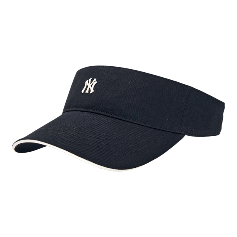 MLB帽子韩国专柜正品洋基队NY迷你小标刺绣遮阳防晒运动空顶帽