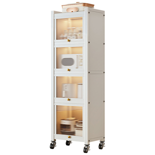 厨房夹缝收纳柜冰箱缝隙多功能置物柜落地多层橱柜储物柜置物架