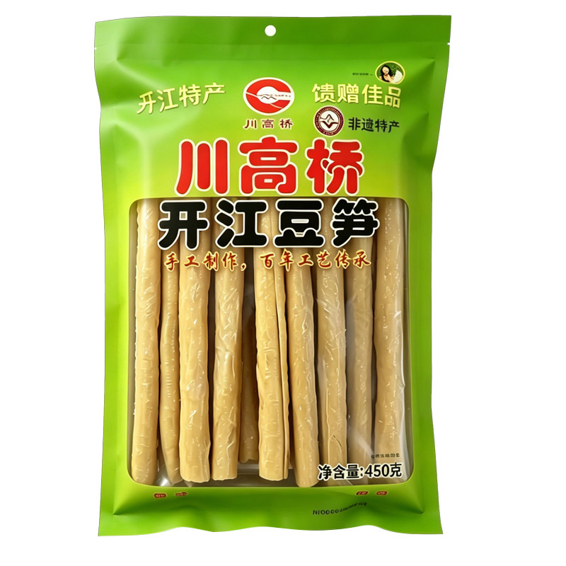 正宗开江特产腐竹手工450克袋