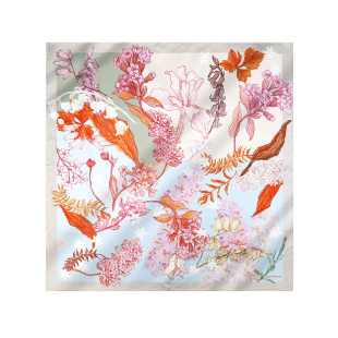 MARJAKURKI玛丽亚古琦桑蚕丝真丝丝巾高级感大方巾围巾披肩女外搭