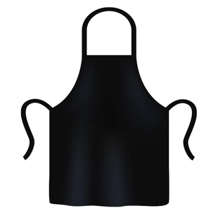 黑色围裙定制logo印字纯棉超市厨房家用防水火锅店餐饮专用工作服