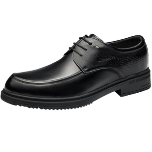 高哥增高鞋男8cm新款商务男鞋正装真皮棉鞋加绒隐形内增高皮鞋