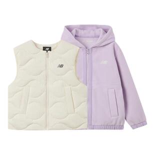 New Balance nb童装儿童男女儿童保暖羽绒马甲卫衣套装ND7PE4E043