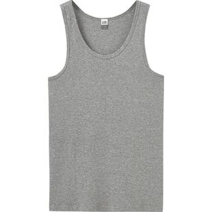 [2件]三枪背心男纯棉透气吸汗打底内穿宽松全棉男士汗衫工字居家