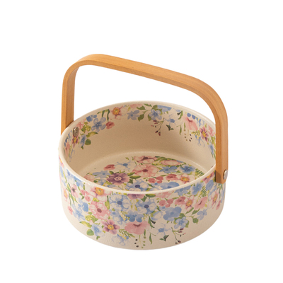 陶瓷田园风水果盘客厅茶几水果篮