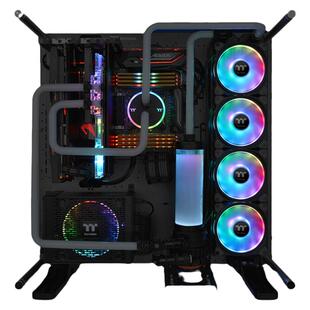 Tt(Thermaltake)Riing Duo 12/14cm LED RGB机箱RGB风扇散热器