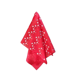 亮片鱼鳞刀彩布儿童武术刀竞赛表演刀专用刀旗太极刀穗九节鞭把彩