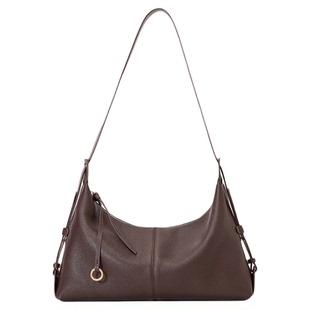 【吴莫愁同款】unifine新款枕头包女真皮通勤斜挎包单肩hobo包包