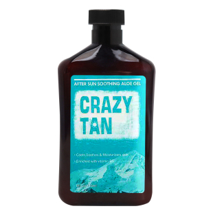 美国CRAZYTAN芦荟胶晒后修护复固色清凉保湿补水凝胶男女痘痘印坑