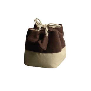 棉麻主人杯单杯袋日式杯袋旅行便携杯套茶杯茶具品茗杯收纳包加厚