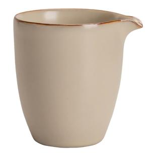 米黄汝窑公道杯匀杯陶瓷家用开片可养茶海公杯功夫茶具配件分茶器