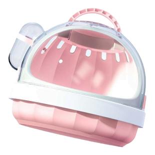 仓鼠笼子外带笼便携外出笼蜜袋鼬花枝鼠金丝熊全景外带包小宠用品