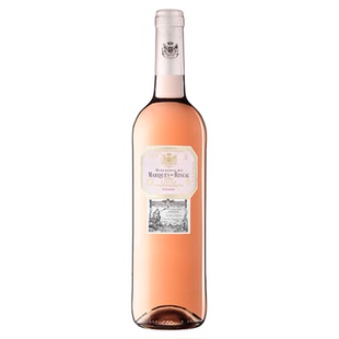 桃红葡萄酒瑞格尔侯爵酒园里奥哈桃红葡萄酒西班牙原瓶进口晚安酒