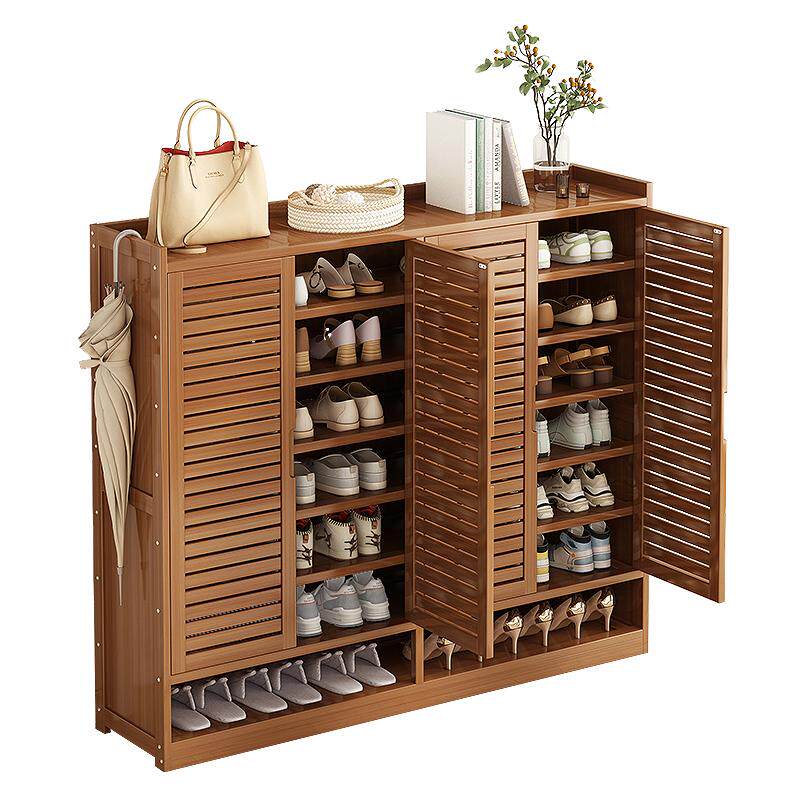 鞋架家用门口多层2025新款爆款室内省空间经济型防尘入户楠竹鞋柜