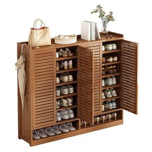 鞋架家用门口多层2025新款爆款室内省空间经济型防尘入户楠竹鞋柜