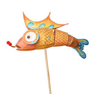 新年春节元宵马年非遗鱼灯手工diy儿童制作材料金鱼灯笼花灯拍照