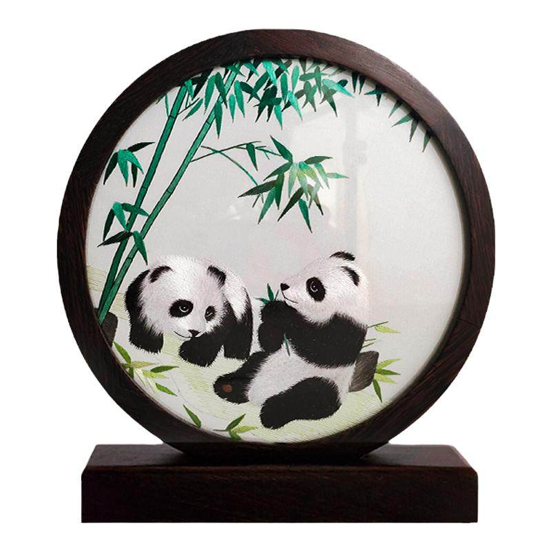 成都蜀绣绣娘纯手工制作工艺品