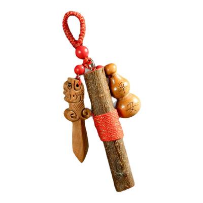 野生桃木枝东南枝保真桃木