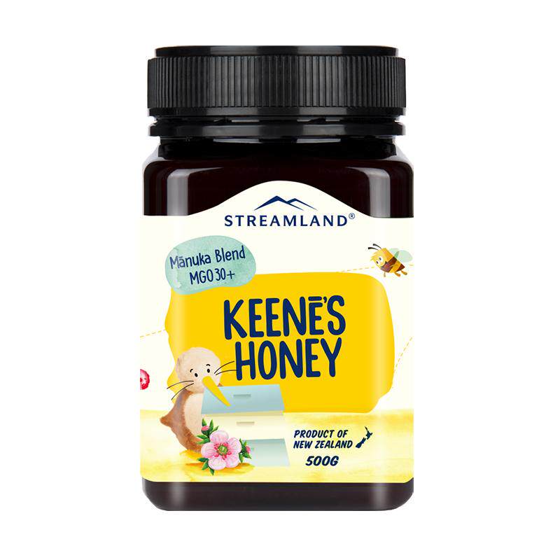 Streamland新溪岛麦卢卡蜂蜜MGO30+500g宝宝儿童蜂蜜新西兰进口