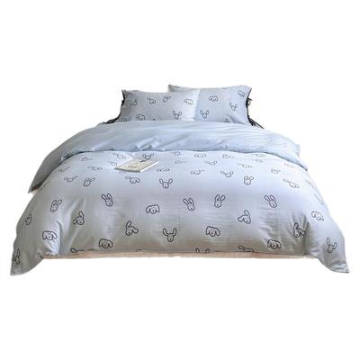 韩式儿童卡通60支水洗棉四件套