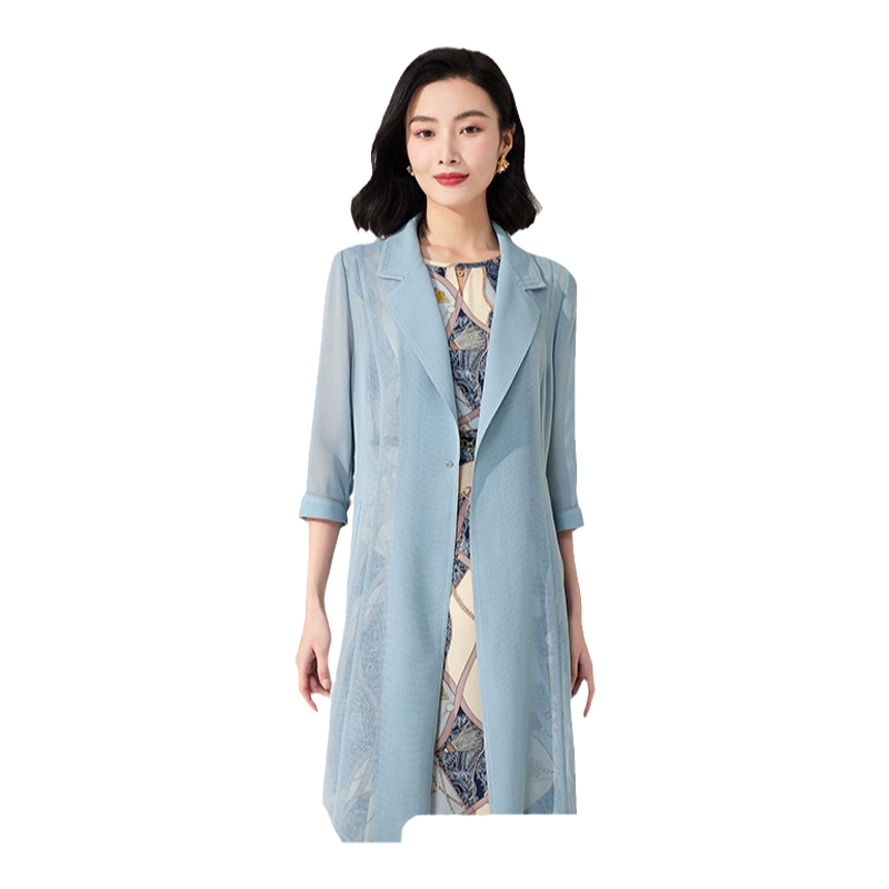 乔万尼高级精致感真丝连衣裙2026夏季女士两件套气质显瘦ET2G221