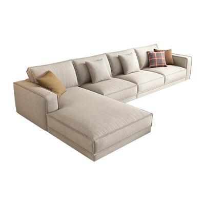 帕沙曼布艺沙发北欧简约贵妃组合