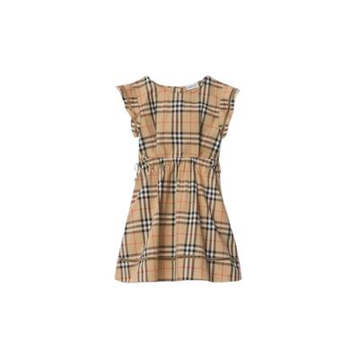 格纹棉质连衣裙BURBERRY