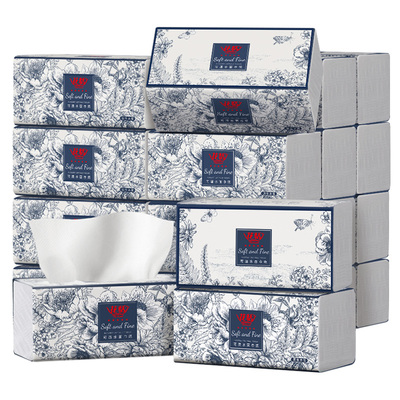 漫花大包抽纸实惠装整箱