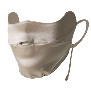 真丝口罩防晒桑蚕丝露鼻易呼吸医美术后敏感肌遮脸防紫外线护眼角