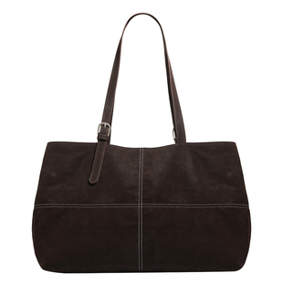 DAOR城市刷刷包磨砂牛皮大容量托特包女2026早春新款手提单肩包包