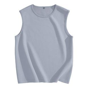 班尼路纯棉背心男款夏季青少年运动健身T恤打底衫男居家睡觉衣服A