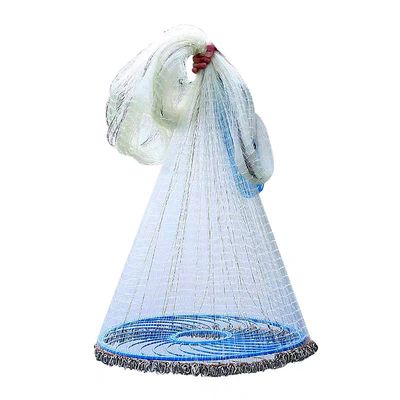 钢丝拉线手抛网撒渔网鱼网撒网