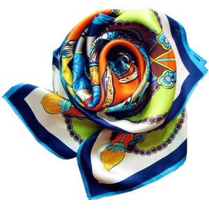 顺丰包邮上海故事柔软真丝丝巾女春秋新桑蚕丝围巾缎面披肩大方巾