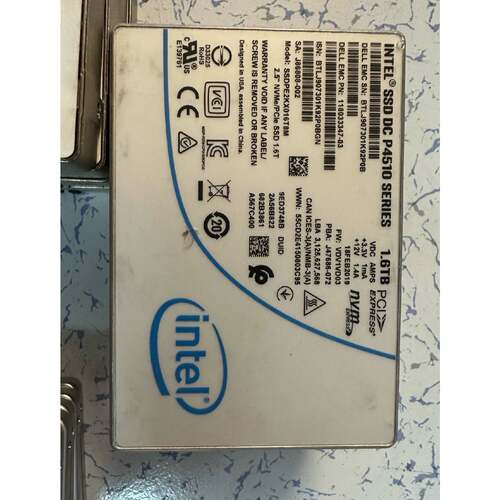 英特尔原厂 DC P4510 1.6TB企业级固态硬盘，型号议价