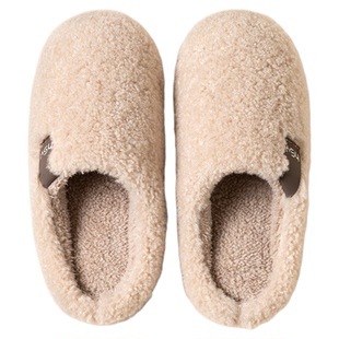 TPR静音棉拖鞋女2025新款居家室内厚底防滑秋冬季高级感保暖拖鞋