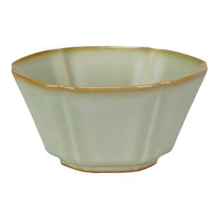 汝窑六方主人杯单杯功夫茶盏景德镇陶瓷汝瓷品茗杯开片薄胎青瓷