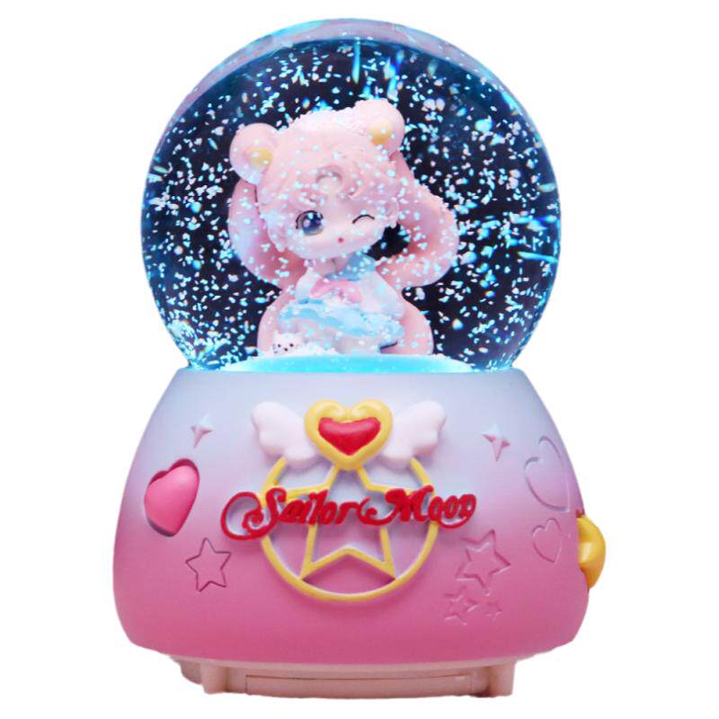 彩灯雪花瑶妹九尾狐水晶球音乐盒