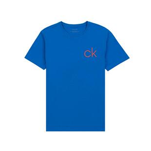 断码】Calvin Klein男装新款短袖CK休闲logo圆领T恤男