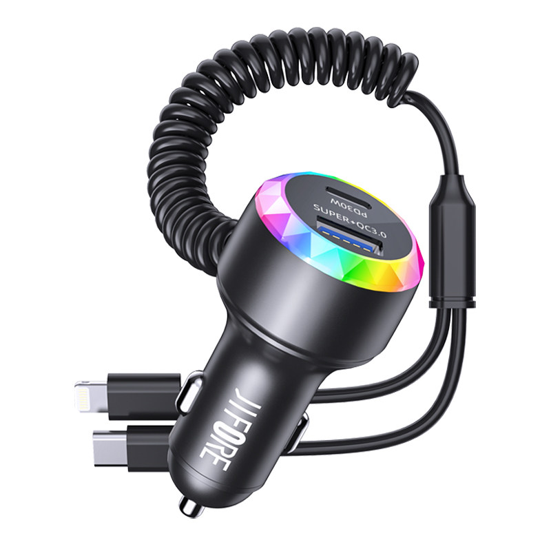 跑马灯车载点烟器充电器
