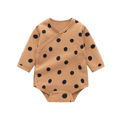 婴儿连体衣服长袖秋冬宝宝包屁衣