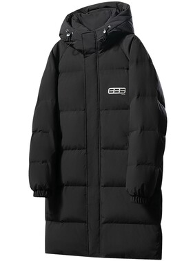 迈特优连帽冬季中长款羽绒服保暖