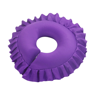 美容院趴枕脸垫 按摩床头洞枕头带洞乳胶趴趴枕 美容床专用U形枕